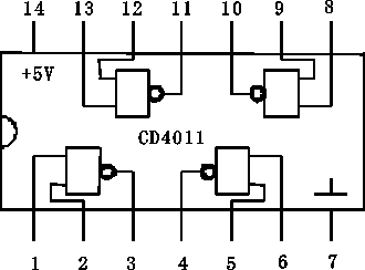 cd4011引脚图