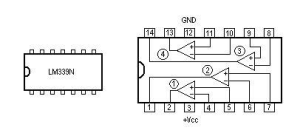 LM339电压比较器引脚图